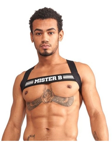 Harnais élastique X-Back Noir-Gris