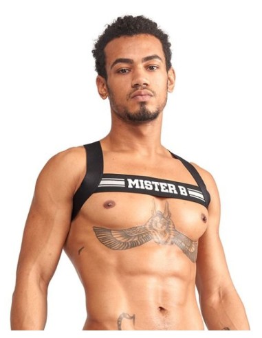 Harnais élastique X-Back Noir-Gris