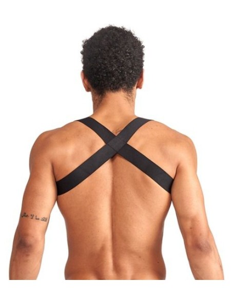 Harnais élastique X-Back Noir-Gris