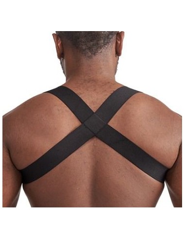 Harnais élastique X-Back Noir-Jaune