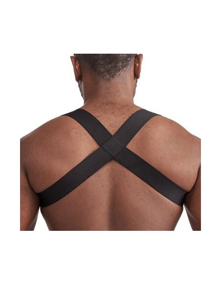 Harnais élastique X-Back Noir-Jaune