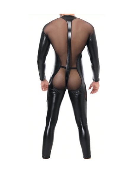 Combinaison intégrale Tulle et Fetish Noire