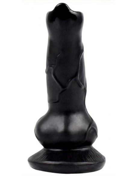 Gode Dog Cock 12 x 4cm Noir