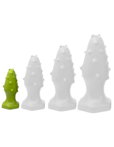 Plug silicone Monster Spike S 8 x 3.5cm Vert