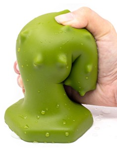 Plug silicone Monster Spike M 12 x 4.5cm Vert 2