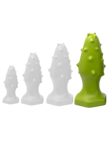 Plug silicone Monster Spike XL 16 x 6.5cm Vert