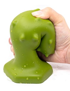 Plug silicone Monster Spike XL 16 x 6.5cm Vert 2
