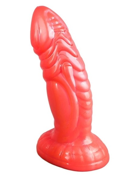 Gode Fantasy Snaky 17 x 5.5cm Rouge