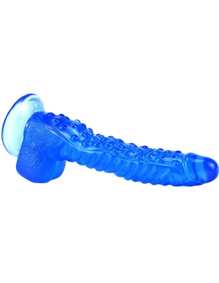 Gode Monster Ribby 22 x 5cm Bleu