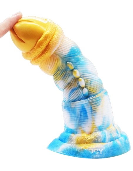 Gode Nox 18 x 6cm Doré-Bleu