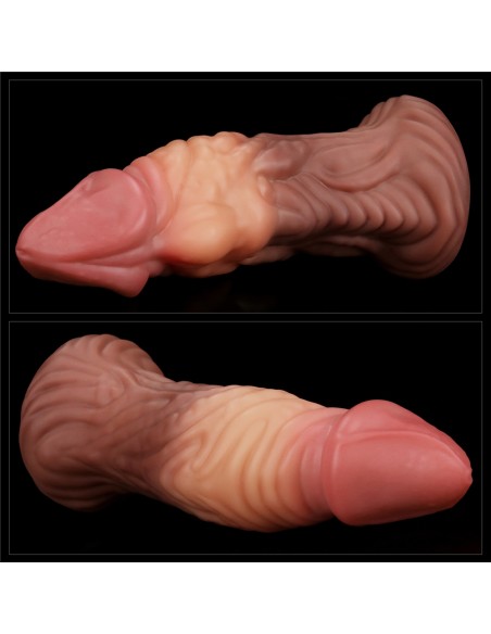 Gode Monster Oak Nature Cock 16 x 5cm