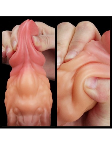 Gode Monster Oak Nature Cock 16 x 5cm