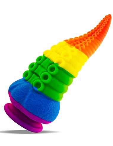 Gode Tentacule Sealik 20 x 8cm Rainbow