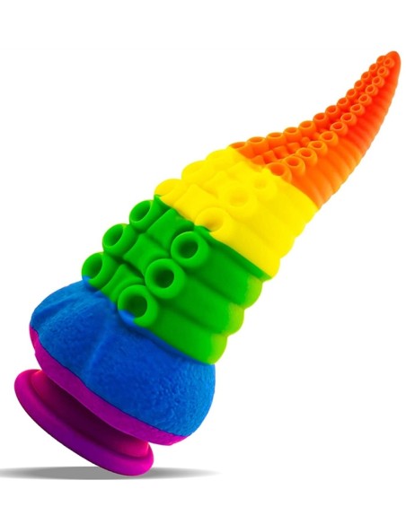 Gode Tentacule Sealik 20 x 8cm Rainbow