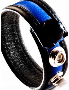 Cockring Cuir Bleu 2