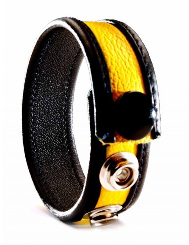 Cockring Cuir Jaune