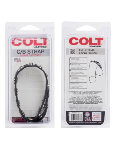 Anneau en cuir pour le sexe 8 Pressions