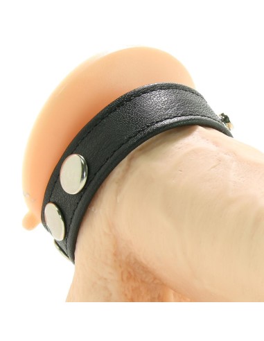 Cockring 5 pressions cuir