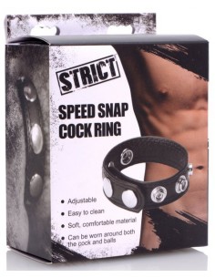 Cockring 4 pressions SPEED Noir 2