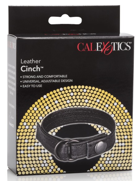 Cockring en cuir CINCH Noir