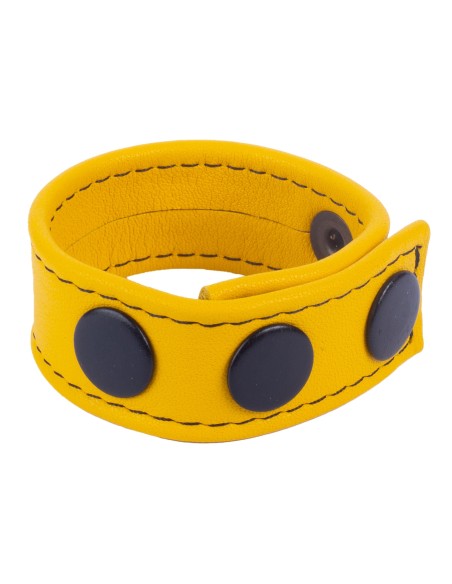 Cockring en cuir Cocky Jaune