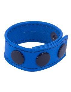 Cockring en cuir Cocky Bleu 2