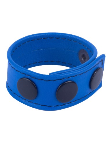 Cockring en cuir Cocky Bleu