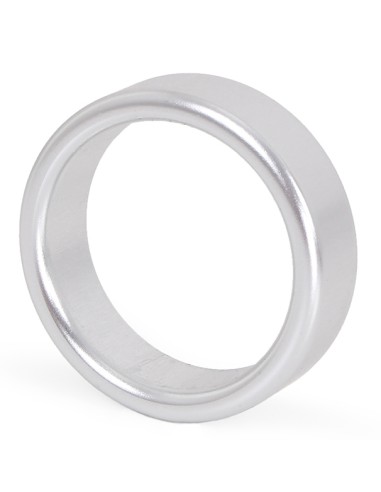 Cockring en aluminium Circle 15mm Argenté