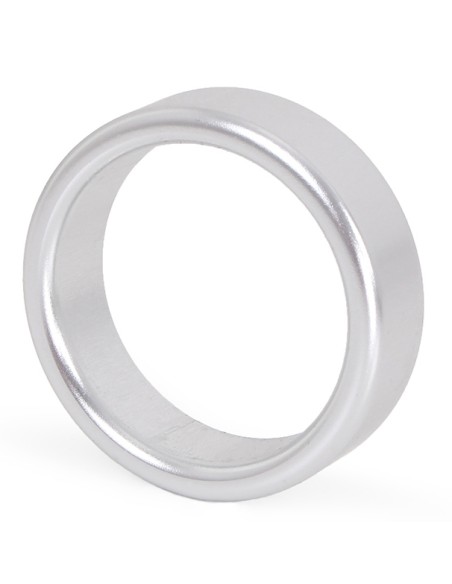 Cockring en aluminium Circle 15mm Argenté