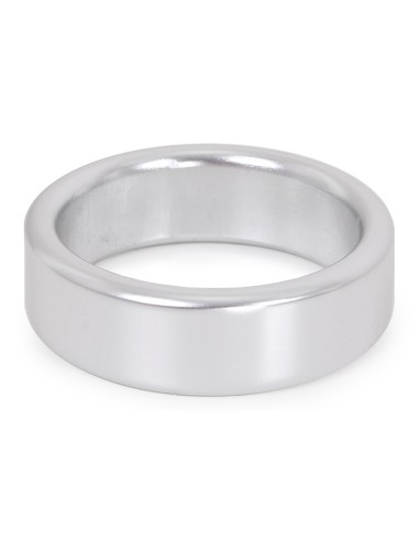 Cockring en aluminium Circle 15mm Argenté