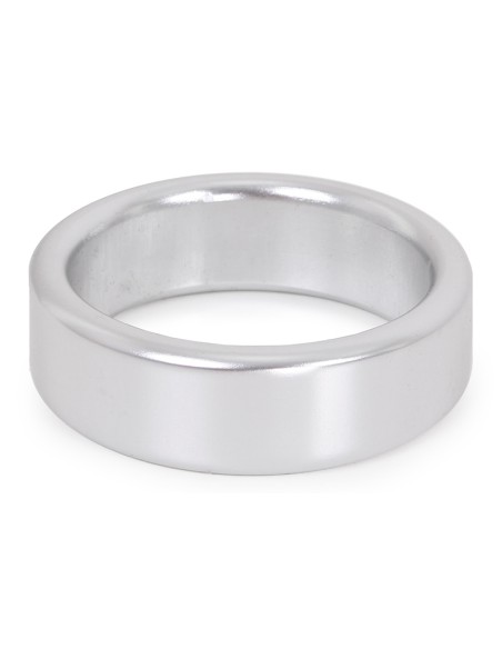 Cockring en aluminium Circle 15mm Argenté