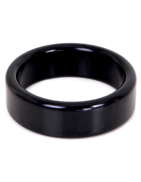 Cockring en aluminium Circle 15mm Noir