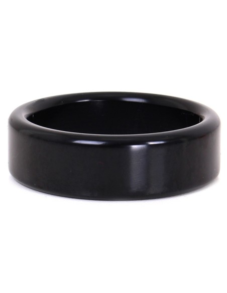 Cockring en aluminium Circle 15mm Noir