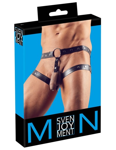 Jockstrap Effet Harnais Noir