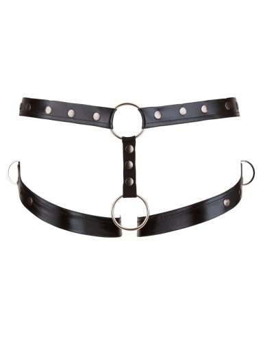 Jockstrap Effet Harnais Noir