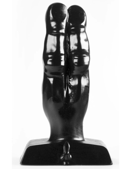 Plug Zizi Double Finger Fuck 10 x 4 cm Noir