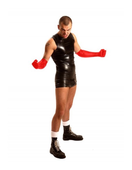 Gants Fist Elbow Rouge