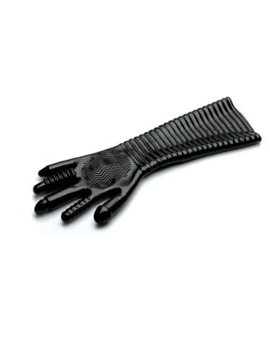 Gant Long Texturé Pleasure Fister Noir