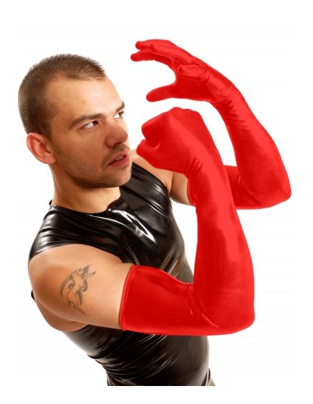 Gants Fist Shoulder Rouge