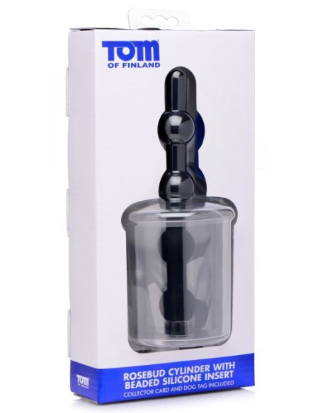 Cylindre pour Rose anale avec TIge perlée