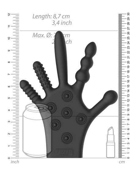 Gant texturé Silicone Fist It