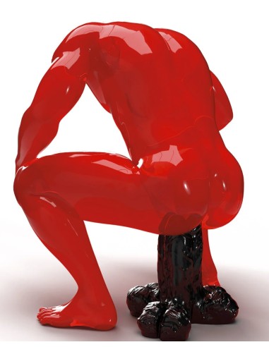 Triple Gode ABS19 Gape, Set and Match 23 x 13cm