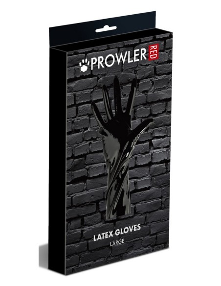Gants en Latex Prowler Red Larges Noir