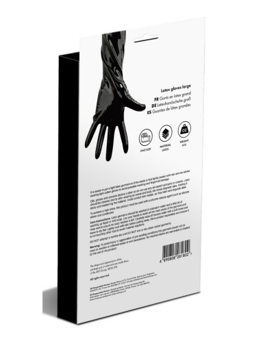 Gants en Latex Prowler Red Larges Noir