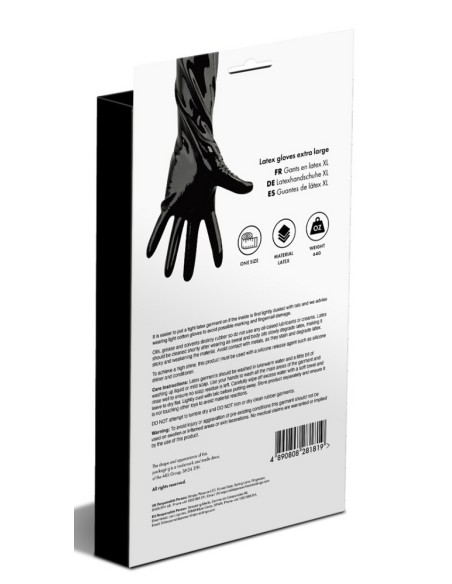 Gants en Latex Prowler Red Extra Larges Noir