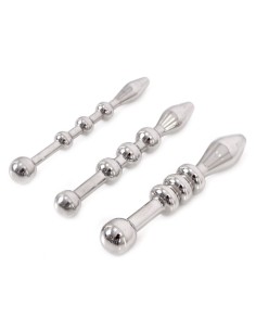 Kit de 3 plugs d'urètre Beads 5.5cm | 6 à 10mm