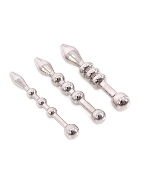 Kit de 3 plugs d'urètre Beads 5.5cm | 6 à 10mm