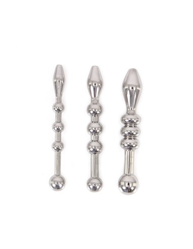 Kit de 3 plugs d'urètre Beads 5.5cm | 6 à 10mm
