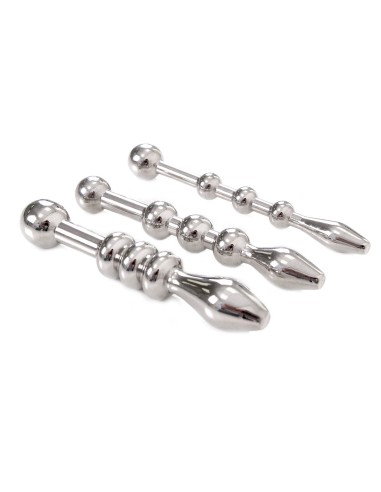 Kit de 3 plugs d'urètre Beads 5.5cm | 6 à 10mm