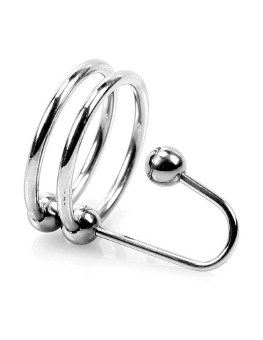 Sperm Stopper Double Ring 2.5cm - Diamètre 8mm